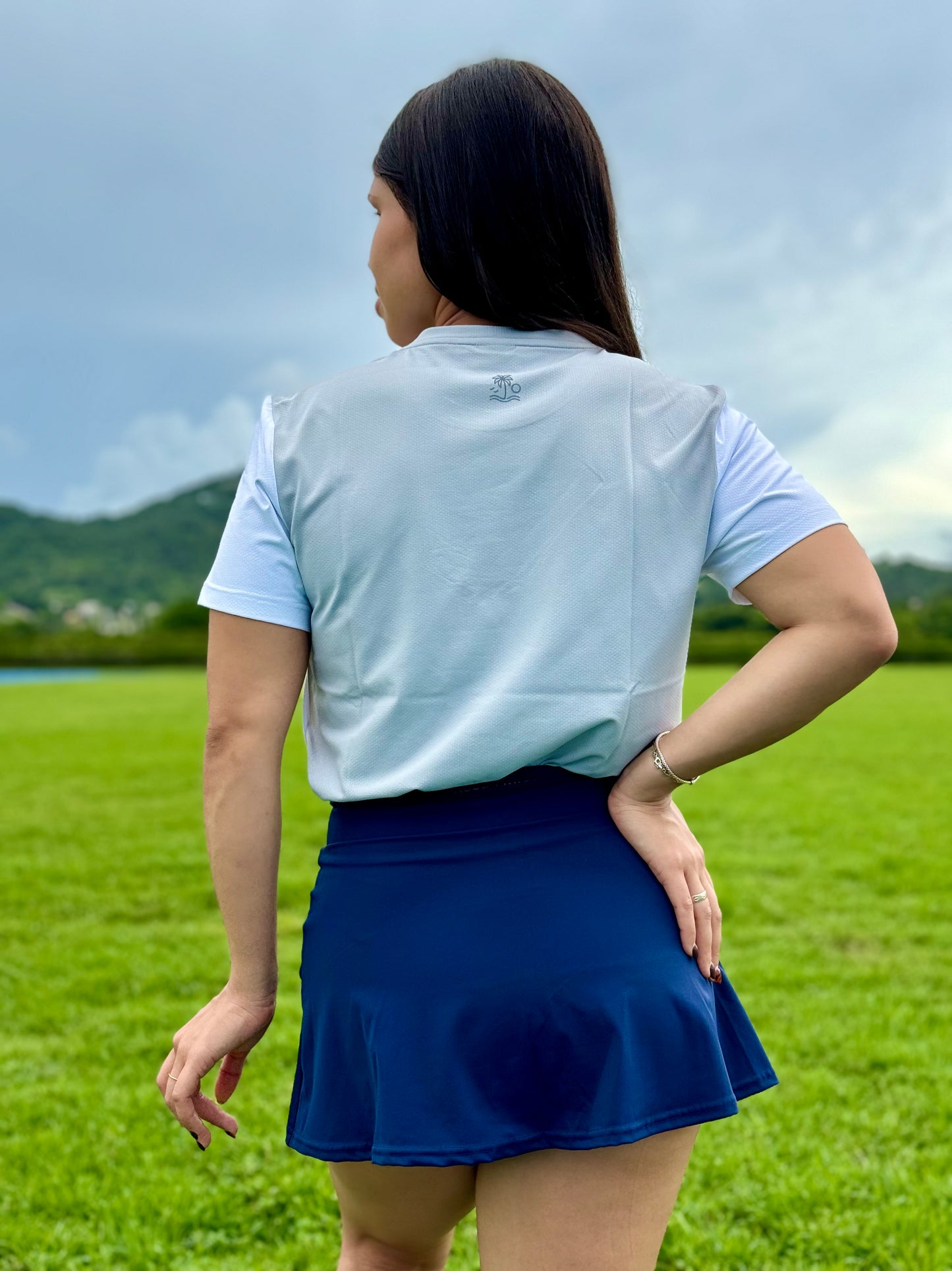 Running white t shirt