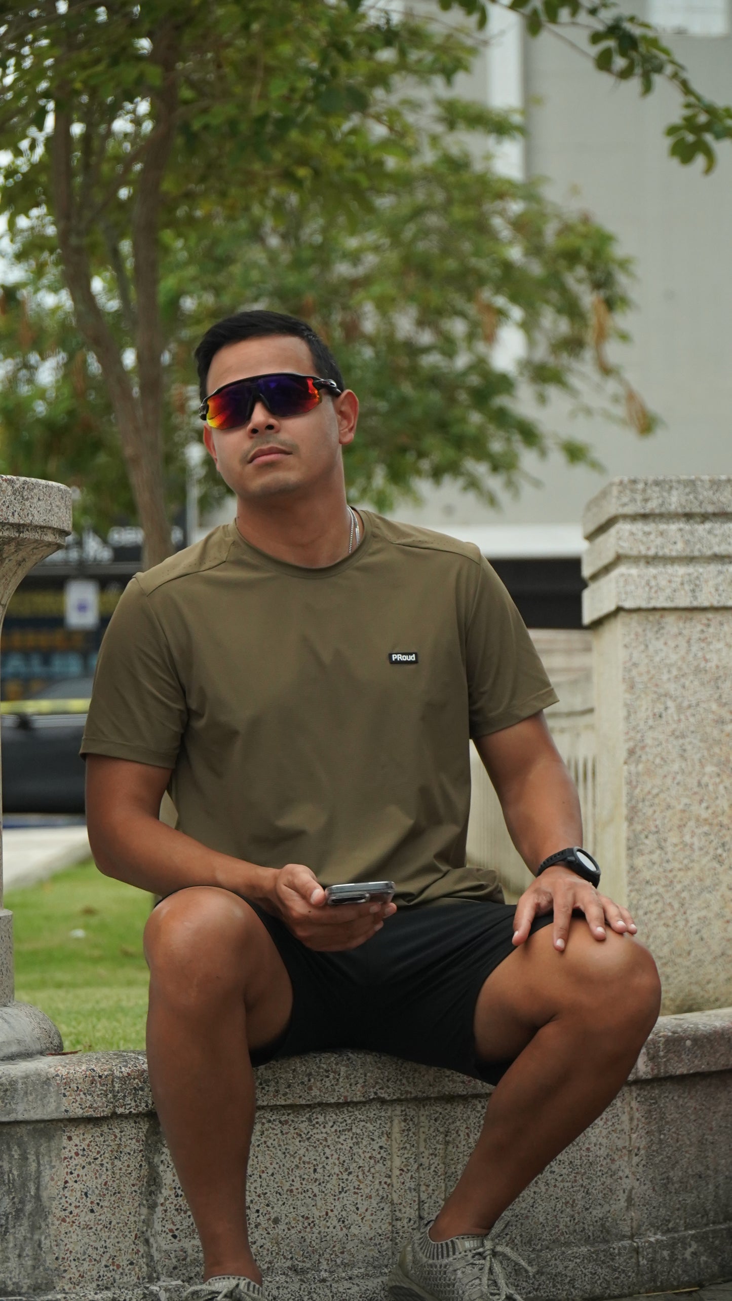 DRI FIT CAQUI T SHIRT