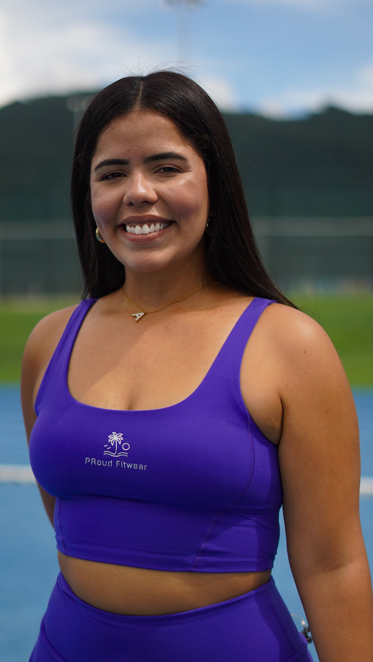 VIOLET BLUE TANK TOP