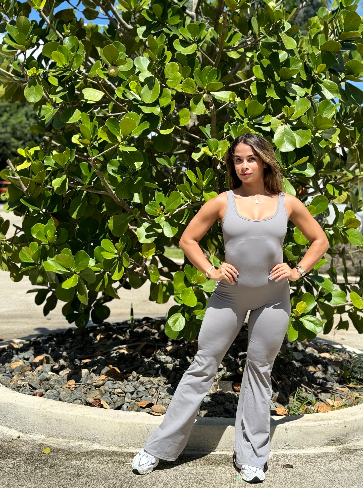 GREY JUMPSUIT