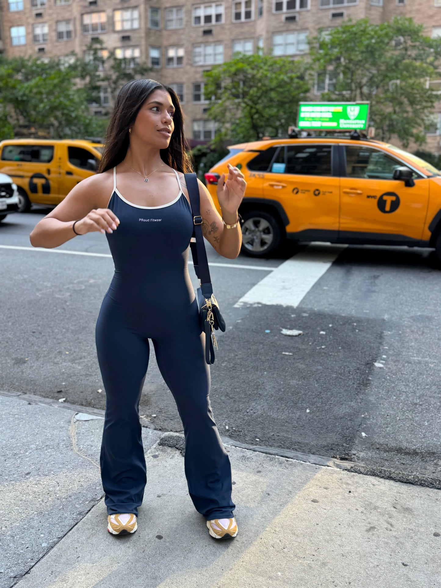 BLUE JUMPSUIT