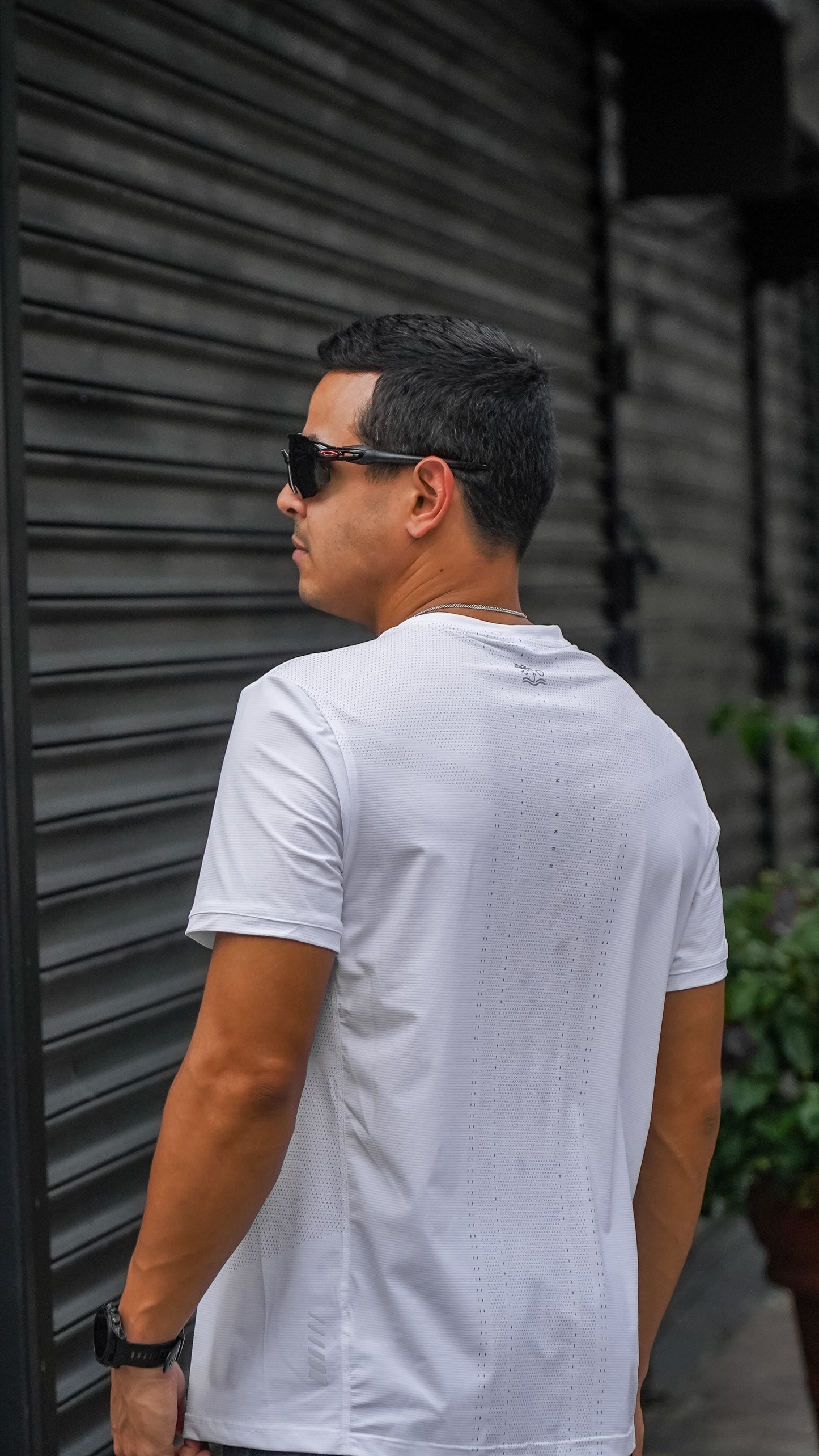 WHITE DRI FIT SHIRT