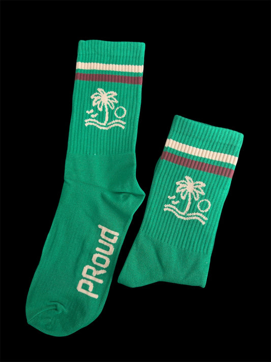 Green socks