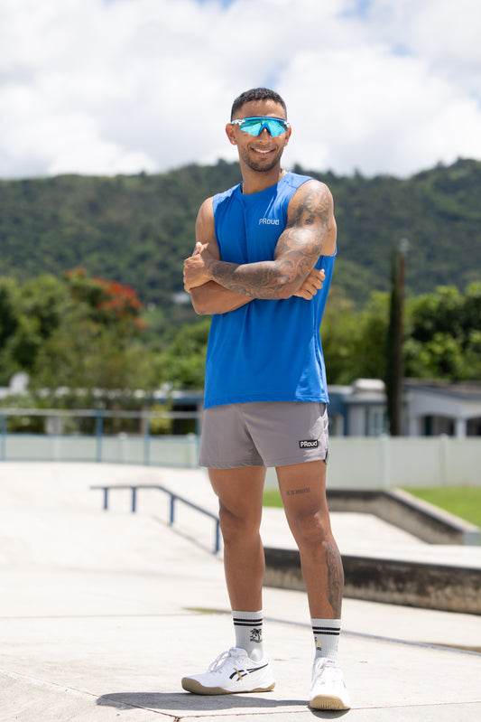 MEN'S GREY SHORT 7"