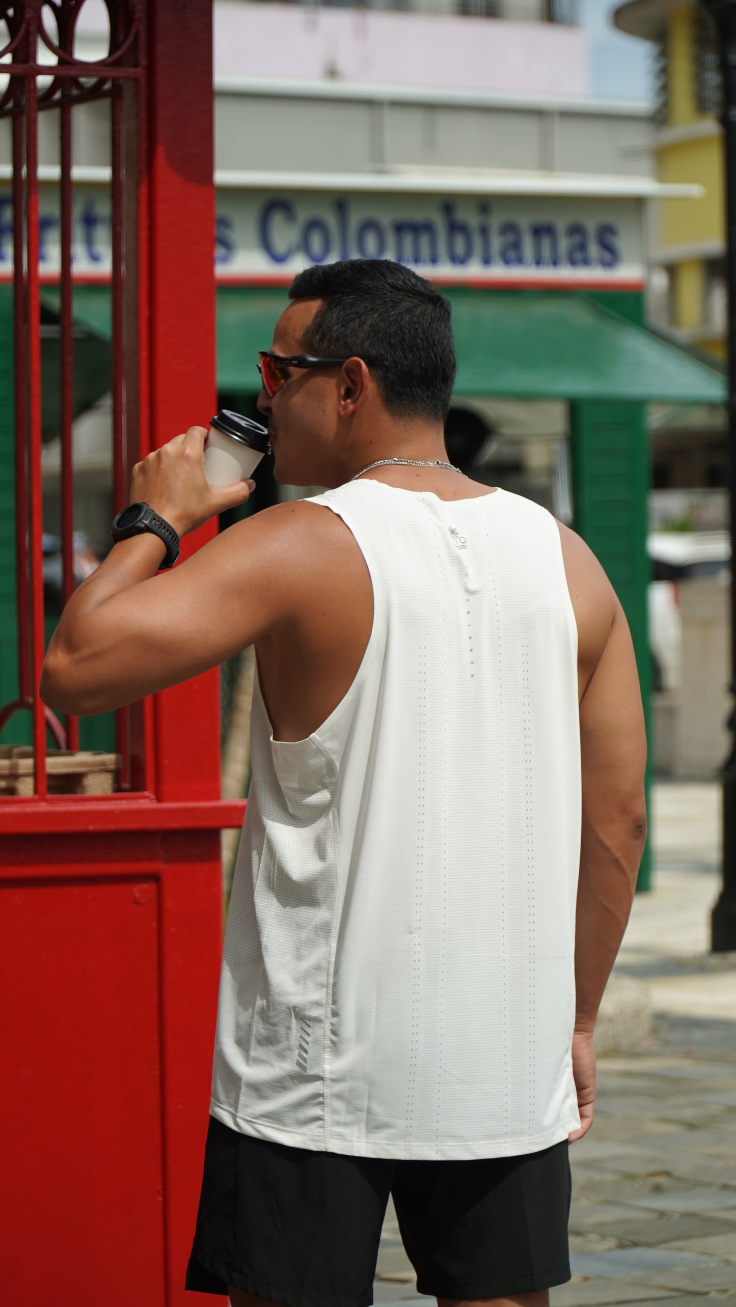 WHITE TANK TOP