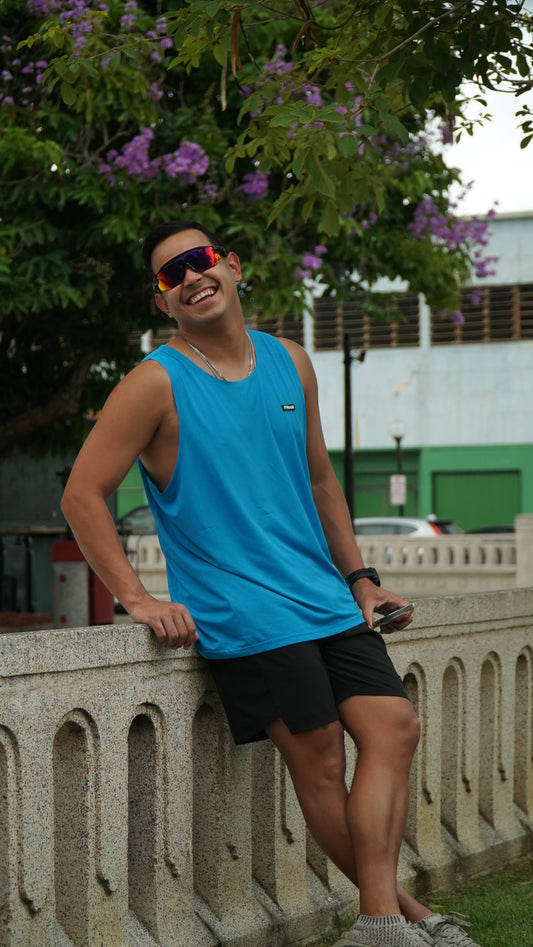 BLUE TANK TOP