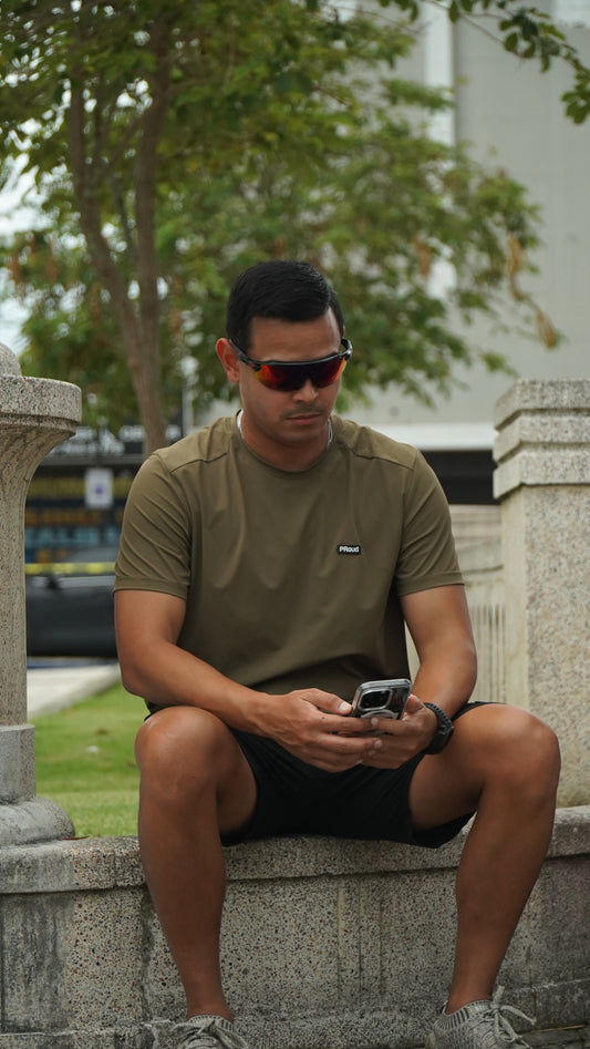 DRI FIT CAQUI T SHIRT