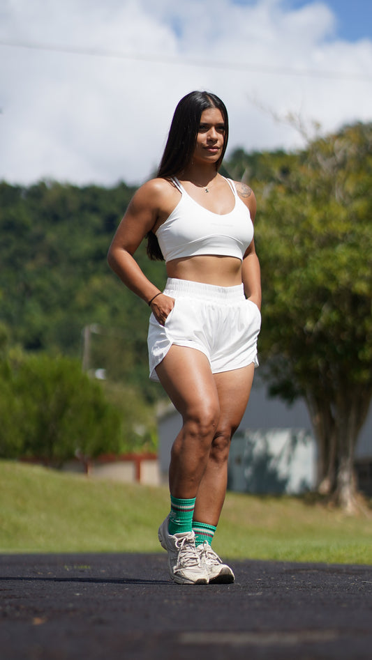 WHITE SPORTBRA