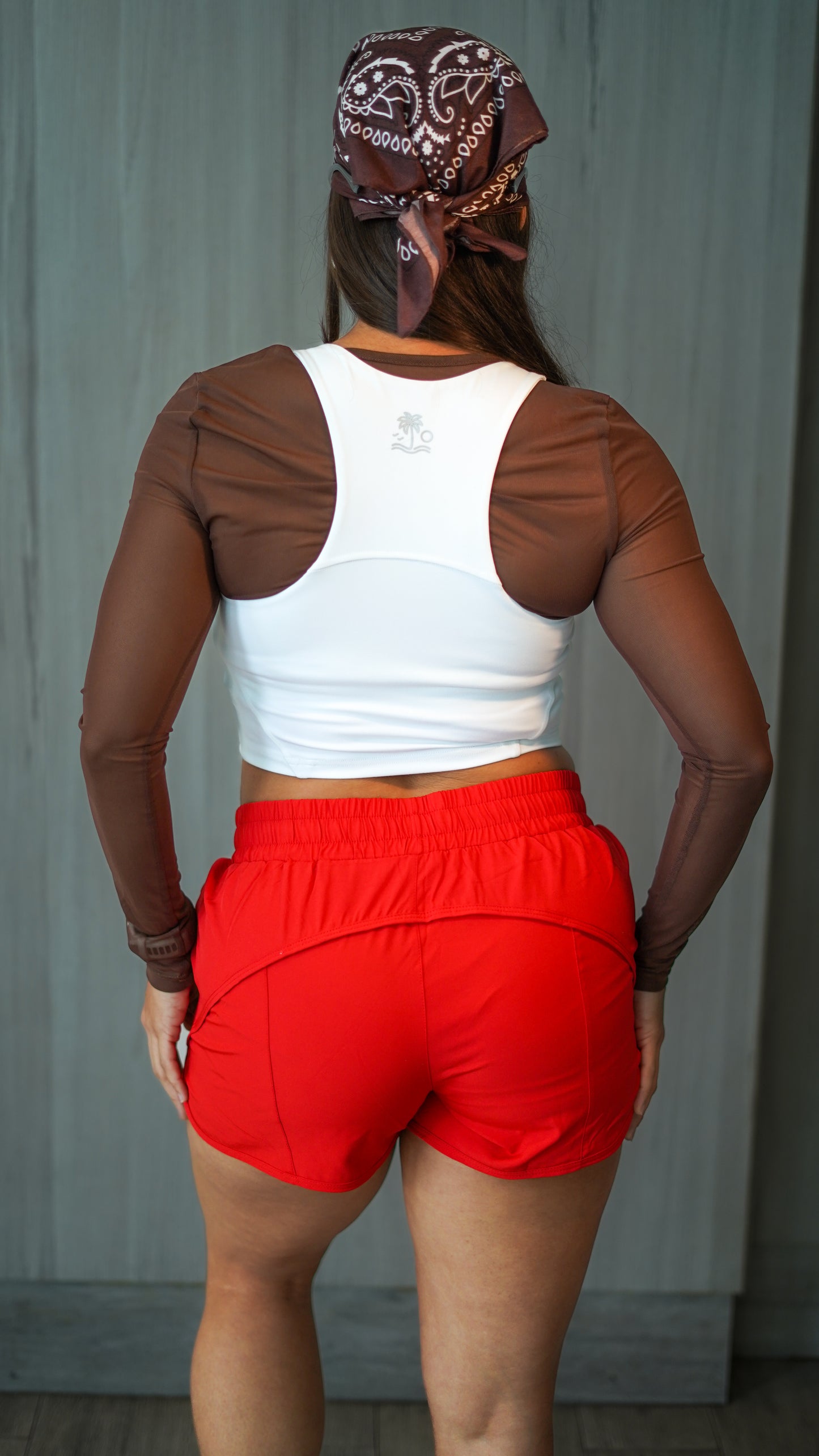 RUNNING RED SHORT