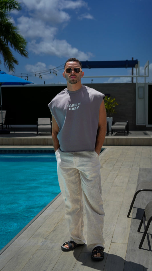 TAKE IT EASY BOXY TANK TOP