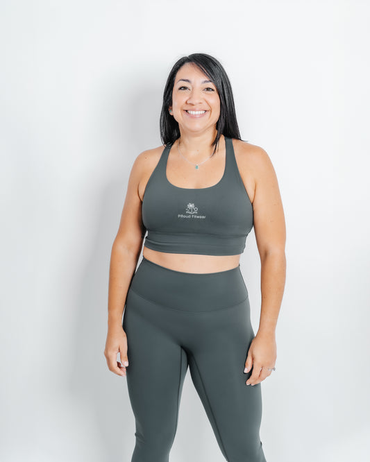 VINTAGE GREEN SPORTBRA